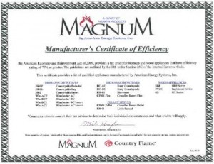 Energy Tax Credit Certificate