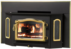 wood burning fireplace insert
