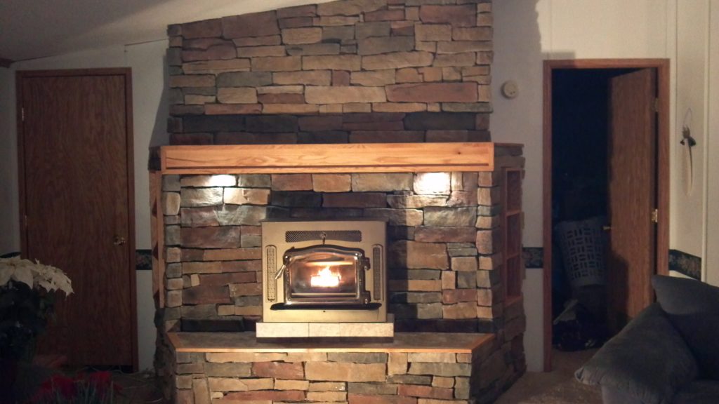 Country Flame Crossfire Pellet Fireplace Insert