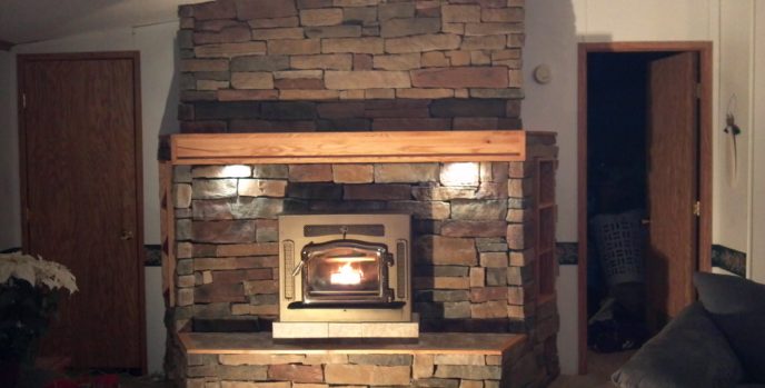 Country Flame Crossfire Pellet Fireplace Insert