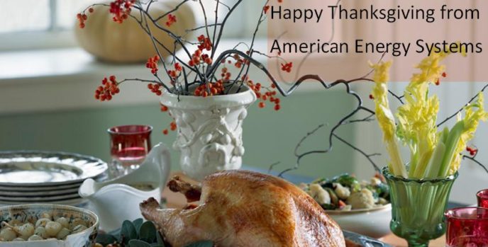 Happy Thanksgiving from American Energy Systems